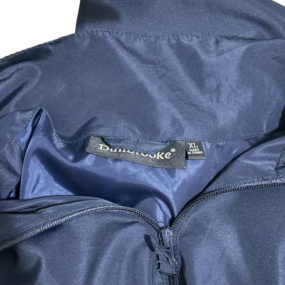 Vintage New England Patriots Dunbrooke Windbreaker Jacket XL SI Logo NFL Sports - Picture 3 of 15